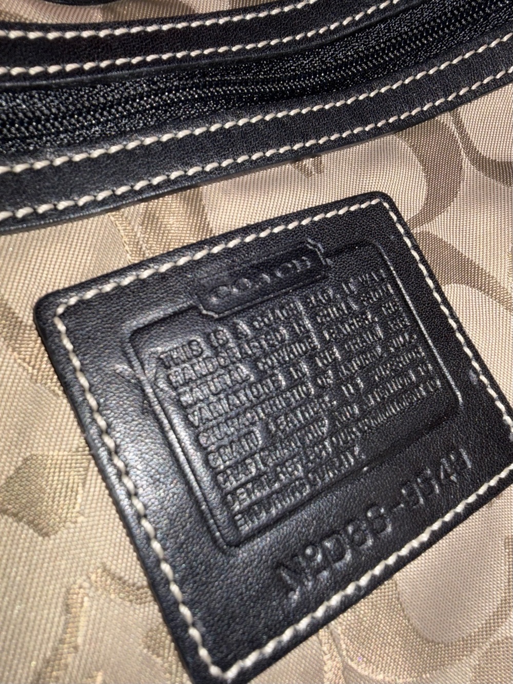 Coach Soho Black Leather Shoulder Bag Vintage - Picture 8 of 11